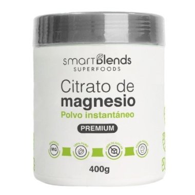 Citrato de Magnesio Puro Premium Hidratado x 400 g - Smart Blends
El Citrato de Magnesio Premium Hidratado de Smart Blends es una fórmula que contribuye con la regulación de la energía y el sueño; además, es partícipe de varias reacciones enzimáticas, ent