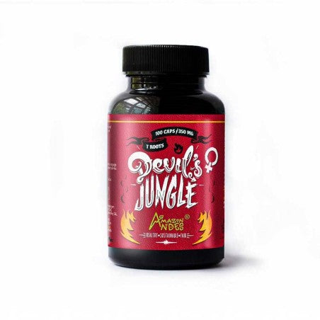 Devil's Jungle (Siete Raíces) Para Mujer en Cápsulas 350 mg x 100 u - Amazon Andes
Fuente natural de fuerza y vitalidad.
