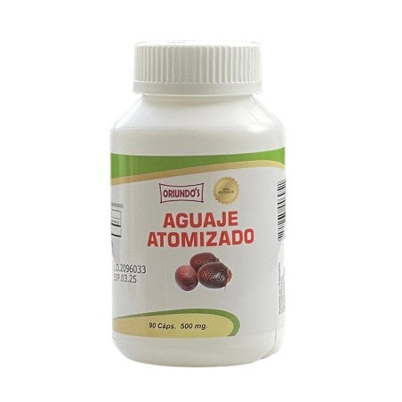 Aguaje Atomizado en Cápsulas 500 mg x 90 u - Oriundo's